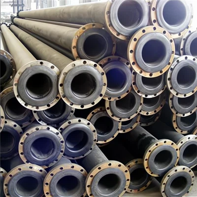 UHMWPE тръба за транспортиране на целулоза с вътрешна обшивка